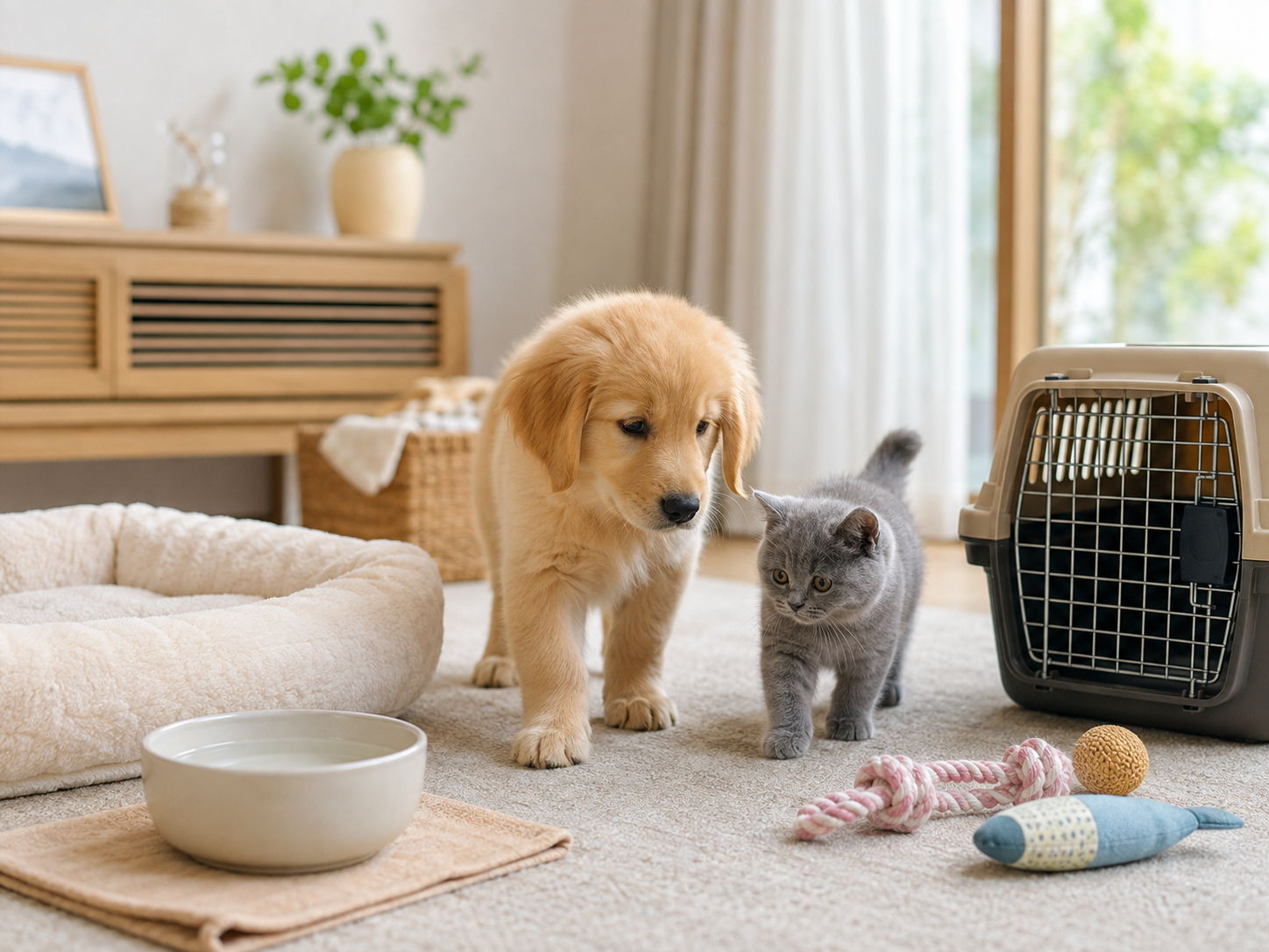 子犬・子猫を迎える前に確認したい7つのこと